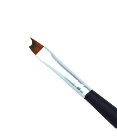 French Tip Nail Brush with Black Handle - Oblique Head UV Gel Acrylic Painting Pen | Pack of 1 - Buy Online on SooperMarket.com