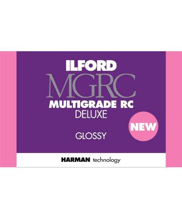 Ilford Multigrade V RC Deluxe Glossy Surface Black & White Photo Paper Promo Pack, 190gsm, 8x10", 30 Sheets