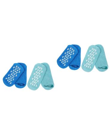 minkissy 4 Pairs Gel Socks Foot Vegetable Gel Miss Shopping Cart