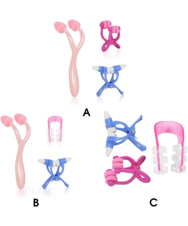 kawehiop 3 Pieces/set Nose Lifting Slimming Bridge Straightening Clip Shaping Tools Straightener Household Beauty Instrument B Type - Buy Online on SooperMarket.com