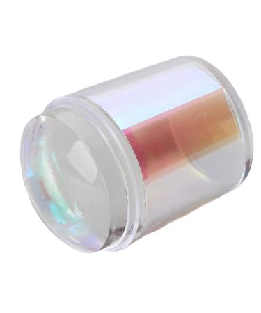 Nail Art Stamper Portable Sturdy Clear Silicone Nail Stamp for Home Nail Salon