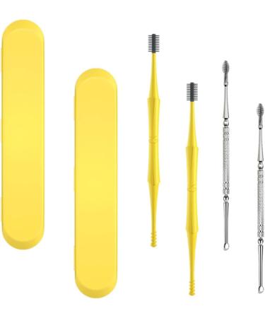 Stainless Steel Double-Sided Earwax Removal Kit - 8pcs Assorted Care Curettes for Men and Women - Buy Online on SooperMarket.com