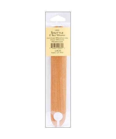 Lacis Belt Weaving Shuttle, Hardwood, 8-Inch