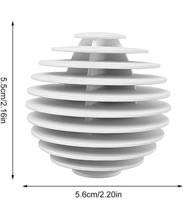 Laundry Balls For Dryer - Hair Remover For Laundry - Spherical Vane Eco-friendly Hair Catcher Balls Anti-tangling Reusable Washing Ball For Enhancing Your Machine Cleaning Power White - Buy Online on SooperMarket.com