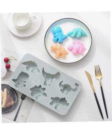 MAGICLULU 3D Birthday Cake Pan 10 Pcs Dinosaur Cake Mold Candy Jelly 3 Cube Moulds 28X16.2CMx5pcs - Buy Online on SooperMarket.com