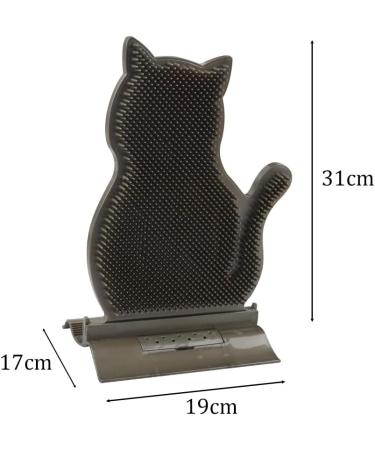 Ibluelover Cat Brush - Corner Grooming & Massage Brush for Long-Haired & Short-Haired Cats | Wall-Mounted Cat Scratchboard & Play Toy - Buy Online on SooperMarket.com