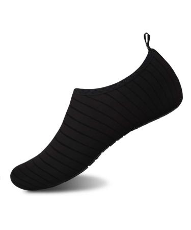 Teemie bathing shoes men women water shoes unisex swimming shoes beach shoes fast drying aquaschuhe breathable surf shoes for pool beach gr.36-45 38/39 EU 25 black