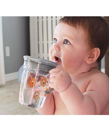 Nuby Tritan No Spill 360 Degree Wonder Cup, Prints May Vary, Multicolor - 1pk - Buy Online on SooperMarket.com