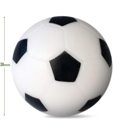 CABAX 36mm Foosball Table Replacement Foosballs - 6 Pack, Black and White Tabletop Soccer Balls - Game Table Size - Buy Online on SooperMarket.com