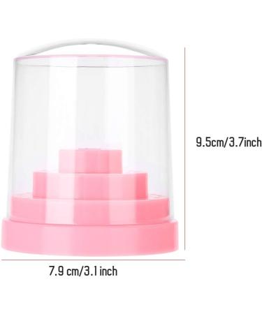 Nail Drill Holder Plastic 48 Holes Display Organizer Box Pink Blue Orange White for Salon (Pink) - Buy Online on SooperMarket.com