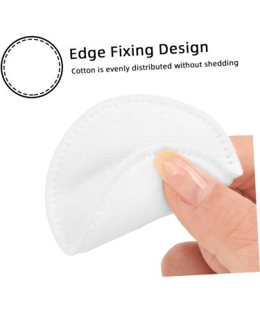FRCOLOR 200 Pcs Disposable Face Sponges - Thick Overlock Cotton Nail Polish Cleaning Pads for Household Use - Buy Online on SooperMarket.com
