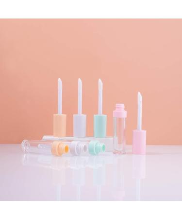 10pcs CAIYA Lip Gloss Containers with Large Brush - 9ml Empty Tubes for DIY Lipgloss (Light Orange) - Buy Online on SooperMarket.com