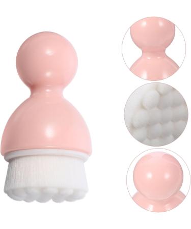 HAPINARY 1pc Cleansing Brush Portable Cosmetic Brush Simple Face Brush Beauty Face Brush Silicone Blackhead Brush Face Scrubbers Pink The Face Artificial Fiber Wool Washbasin - Buy Online on SooperMarket.com