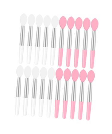 NOLITOY 20 Pcs Silicone Lip Brush Makeup Accessory Makeup Brush Cosmetics Brush Lip Mask Brush Makeup Tool Makeup Lip Brush Lipstick Brush Lip Gloss Brush Lipstick