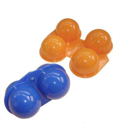 Hemoton 3pcs Eggs Egg Case Camping Egg Holder Blank Spinners Portable Egg Case Egg Box Container Outdoor