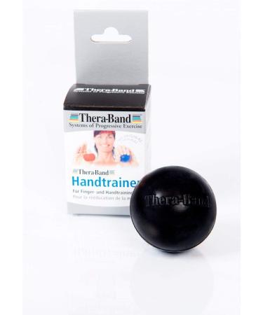 Thera-Band Hand Trainer Ball - Extra Hard Black | Boost Grip Strength & Rehab | International Shipping Available - Buy Online on SooperMarket.com