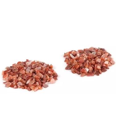 Natural Crystals and Stones 7mm-13mm Natural Polished Red Quartz Crystal Gravel Stone for 100g for Decoration kaixun - Buy Online on SooperMarket.com