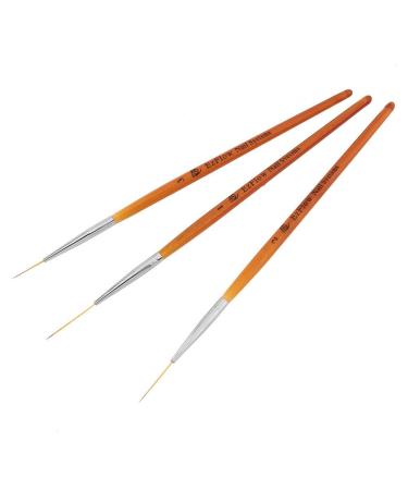 3 Piece Nail Art Brush Set - Beginner Marbling Tools for Smooth Operation | International Shipping - Buy Online on SooperMarket.com