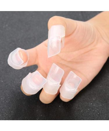 Nail Tips Shield Protector Nail Polish Varnish Protector Holder Nail Tips Cover Finger Nail Protector Tips Easy To Use for Protect 10 Finger Nails - Buy Online on SooperMarket.com