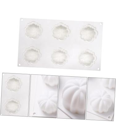 MAGICLULU 6 Pumpkin Silicone Mold Chocolate Molds Candy Molds Halloween Soap Mold Halloween Baking Molds Halloween Party Supplies Pumpkin Fondant Fudge Cake White - Buy Online on SooperMarket.com