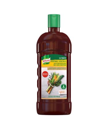 Knorr Professional Ultimate Vegetable Liquid Concentrated Stock Base Vegan Gluten Free No Artificial Flavors Colors or Preservatives No added MSG 32 oz Pack of 4