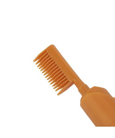 110ml Hair Color Oiling Bottle Root Comb Applicator - Safe & Environmentally Friendly | Squeeze Applicator with Dots for Hair Coloring & Oiling Care - Buy Online on SooperMarket.com