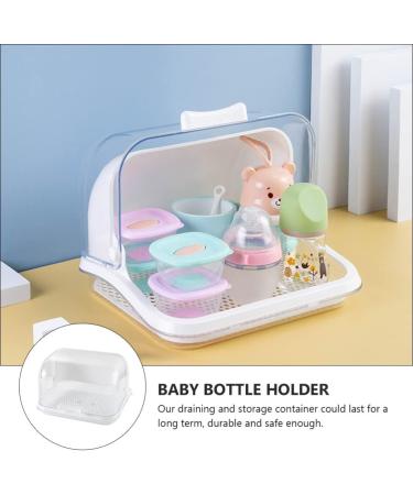 Ipetboom Baby Bottle Drying Rack with Storage Box - Portable Kitchen Organizer - Buy Online on SooperMarket.com