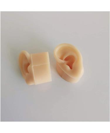 Medical Teaching Template Template Silicone Ear Template for Acupuncture - Size of Life Human Ear Model Lifeelike Artificial Ear Model - Buy Online on SooperMarket.com