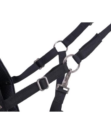 QHP Cob Size Grazing Mask with Nostrils - Black | International Shipping Available - Buy Online on SooperMarket.com