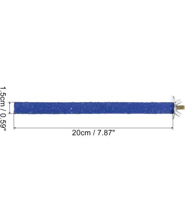Patikil 0.6x7.9 Vogel Paw Bird Wood Perch Stand Cage Accessories for Small Birds & Parrots - Budgerigar Blue - Buy Online on SooperMarket.com