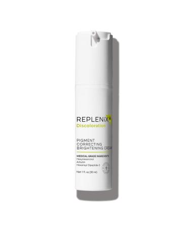 Replenix Pigment Correcting Brightening Cream Medical-Grade Hydrating Face Moisturizer for Skin Discoloration (1 oz)