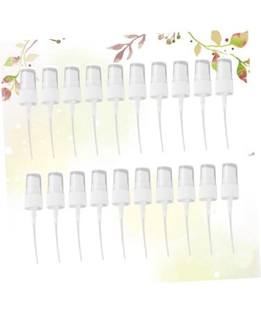 HAPINARY 20pcs Pump Head Essential Oil Sprayer Tops Mason Jar Soap Pump Bottle Pump Perfume Spray Bottle Hand Wash Dispenser Perfume Refill Pump White Lotion Travel Perfume Bottle 12.00X2.00X2.00CM White - Buy Online on SooperMarket.com