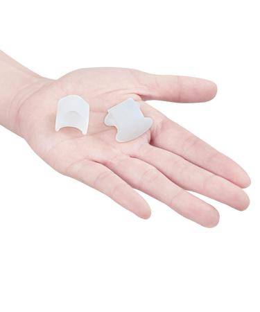 Gel Toe Separators for Overlapping Toes & Hammer Toe Straightener - Bunion Corrector & Spacer for Pinky Toe - Light Blue, One Size - Buy Online on SooperMarket.com