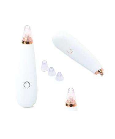 PARENCE. - Electric Blackhead Vacuum Cleaner with 3 Replaceable Tips - Blackhead Extractor Suction Impurities Cleans Pores Eliminates Scalloped Epidermis