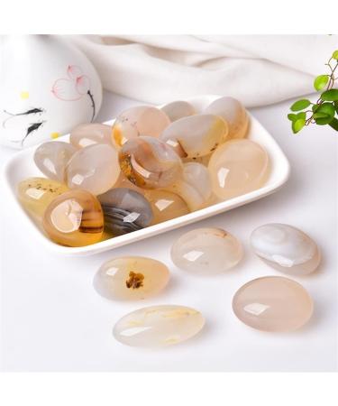 Natural Crystal Polished Stone White Agate Tumble for for ZJGIDTEM - Buy Online on SooperMarket.com