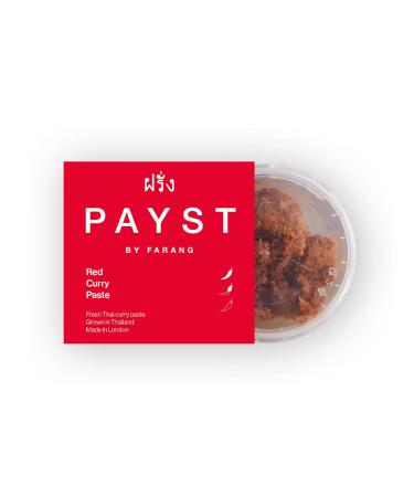Payst Fresh Thai Red Curry Paste. Fresh Handmade in London Authentic Thai cooking paste. 100g. Serves 2.