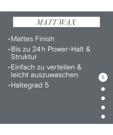 Schwarzkopf Taffel Styling Wax Matt 6 Pack | Long-Lasting Hold Hair Wax | Vegan Hair Styling Product for Matt Finish (450 ml) - Buy Online on SooperMarket.com