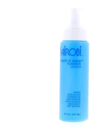 Nairobi Wrapp-It Shine Foaming Lotion 8 fl. oz. (237 ml) - Pack of 2 | Smooth & Silky Hair | Lightweight Formula - Buy Online on SooperMarket.com