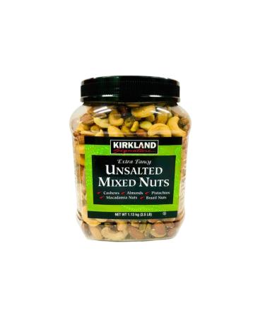 Kirkland Signature Unsalted Mixed Nuts 2.5 lb - 2 Pack of 40 oz, Extra Fancy, 99451458768 - Buy Online on SooperMarket.com