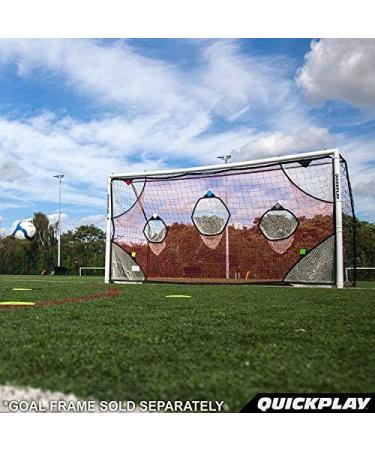 QuickPlay PRO Soccer Goal Target Net - 12x6' with 7 Scoring Zones for Shooting Practice - Buy Online on SooperMarket.com