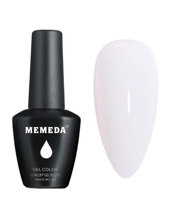 MEMEDA Nude Milky Nail Gel Polish Kit | Spring Summer UV LED Soak Off Clear Art Colors - Buy Online on SooperMarket.com