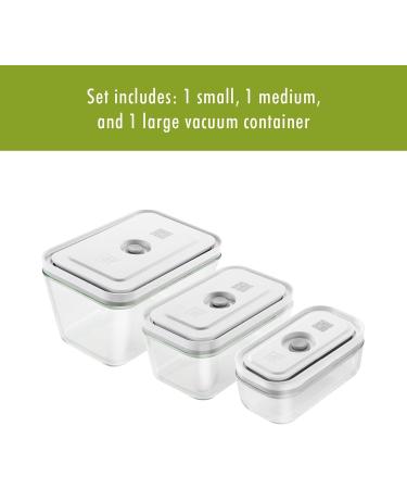 ZWILLING Fresh 3-Pc Glass Food Storage Containers - Meal Prep Assorted Sizes - Buy Online on SooperMarket.com