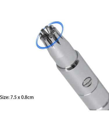 TEMKIN Nose Hair Trimmer - Stainless Steel Manual Nose & Ear Hair Shaver for Men | Washable Face Care Device - Buy Online on SooperMarket.com