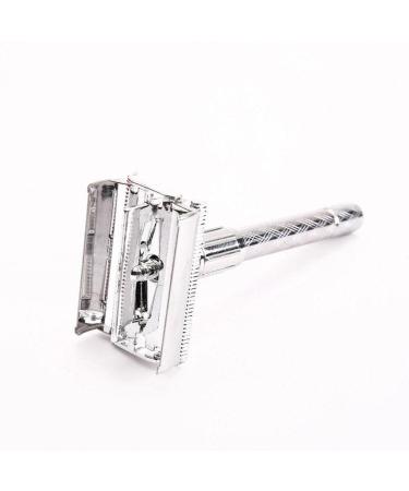 Harayaa 6x Adjustable Double Edge Safety Razor for Men - Ultimate Home Grooming Tool with Blades Included - Perfect for Smooth Shaving - Buy Online on SooperMarket.com