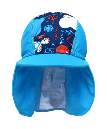 Splash About Baby Kids Legionnaire Sun Hat L Under The Sea