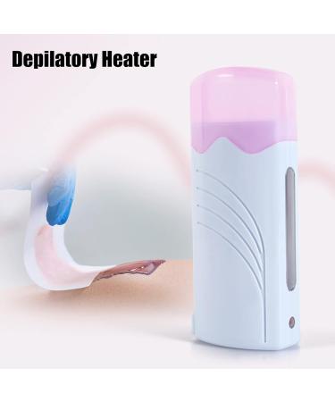 Double Depilatory Heater & Wax Roller Set | Portable Roll-On Wax Warmer for Hair Removal | EU-Compatible for Men & Women - Buy Online on SooperMarket.com