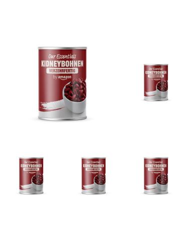 by Amazon Kidney Beans 410g (Pack of 5) 410 g (Pack of 5)