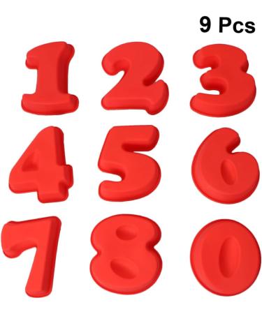 MAGICLULU Silicone Ice Cream Mold 18 Pcs Celebrity 3D Chocolate Mold Silicone Letter Molds mediumx2pcs - Buy Online on SooperMarket.com