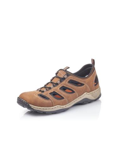 Rieker men's slippers 08065 men's slip on 47 EU brown 25