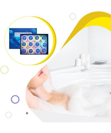 vreplrse 12pieces Vegan Bath Set Refreshing Aromatherapy Experience Bath Bombss for Women Gifts Bath Bombss Making Kit Blue - Buy Online on SooperMarket.com